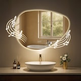 thumbnail of Miroir de salle de bain Almafie avec Bluetooth