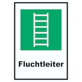 thumbnail of Fluchtleiter A2 Rückseite selbstklebend Schild