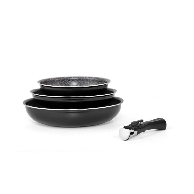 Arthur Martin Set 3 Poeles 20/24/28cm Tous Feux Dont Induction