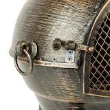 thumbnail of tectake Estufa de leña de hierro fundido para terraza  gris - 402197