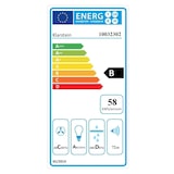 thumbnail of Klarstein Barett Inselabzugshaube Ø35cm Umluft 560 m³/h LED Aktivkohlefilter Weiß