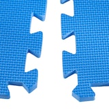 thumbnail of Relaxdays Bodenschutzmatte, 24 Puzzlematten für Sport & Fitnessgeräte, 30x30 cm, 2,16 m², Schaumstoff, BPA-frei, blau