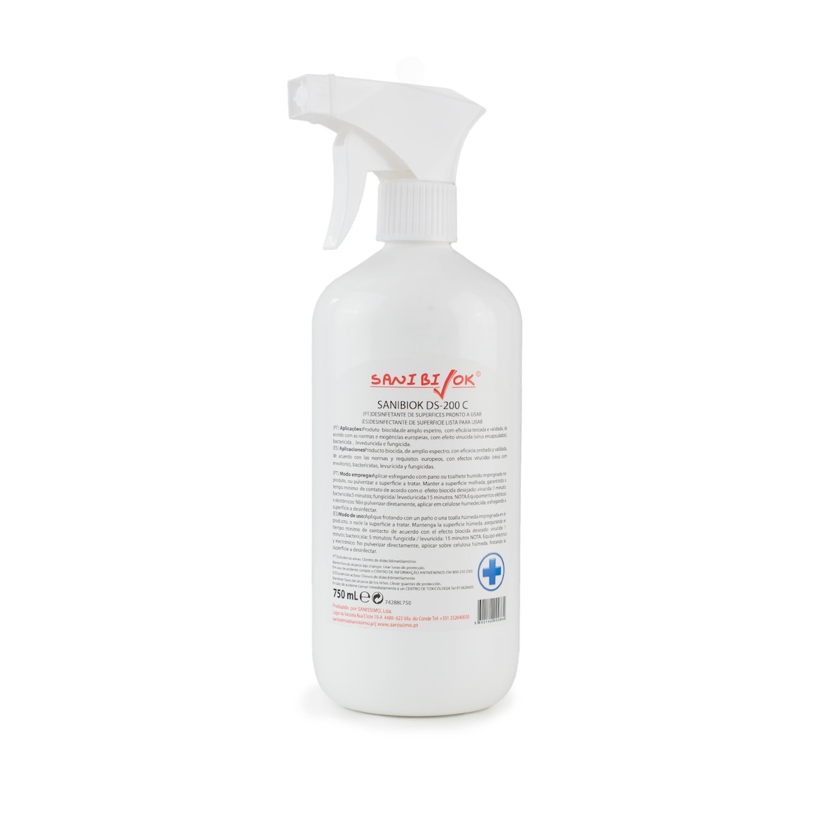 SANIBIOK DS-200C - Desinfetante superficies - 750ml