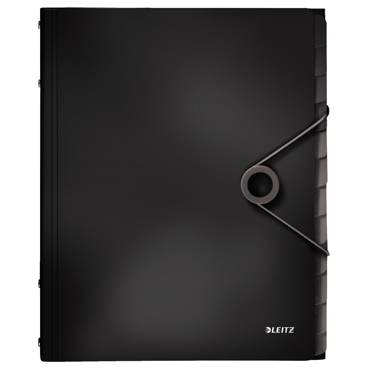 4570 Ordnungsmappe Solid - 12 Fächer, PP, schwarz