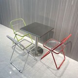 thumbnail of Gastronomiemöbel Bar Cafe Edelstahl Gastronomietisch Kleiner  Esstisch Bistrotisch 80x80x75cm【BXG-HF80】