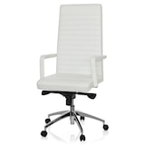 thumbnail of Bürostuhl / Chefsessel LENGA Leder weiß hjh OFFICE