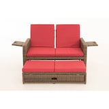 thumbnail of Divano Ancona 5mm marrone-meliert/rosso rubino