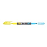 thumbnail of Pentel Textmarker 'TWIN CHECKER', 2 Spitzen, gelb/blau