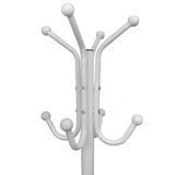 thumbnail of Wit metalen kledingrek