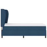 thumbnail of vidaXL Boxspringbett mit Matratze mit Kopfteil Blau 80 x 200 cm Stoff