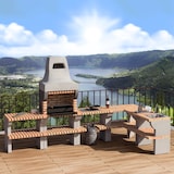 thumbnail of Barbacoa Bailen plus xl de ladrillo naranja