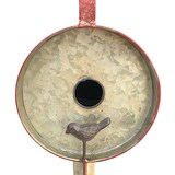 thumbnail of DanDiBo Vogelhaus zum Aufhängen Metall Deko Gießkanne wetterfest 501138 Nistkasten 40 cm Futterstation für Vögel Shabby Metallkanne Kanne Balkon