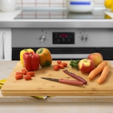 thumbnail of 3 cm dickes XL Schneidebrett 50x35cm Bambus Holz Schneidbrett Holzbrett Küche