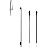 thumbnail of Bic balpen Cristal Re-new, zilveren lichaam, blauwe inkt, doos met 1 stuk en 2 navullingen