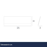thumbnail of Danieli Store | Expositor de Mesa en metacrilato‎ | Porta Precios Inclinado, Visible de una Cara en Forma de L (25x8 cm - 6 Uds.)