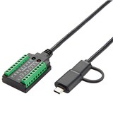 thumbnail of EXSYS EX-13003 USB 2.0 zu 1 x Seriell RS-232/422/485 und TTL Kabel mit 18-Pin Terminal Block