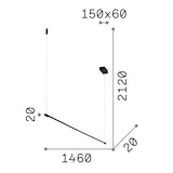 thumbnail of yoko sp, schwarze led-pendelleuchte, ideal lux