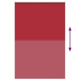 thumbnail of vidaXL Verdunkelungsrollo Rot 145x230cm Stoffbreite 141,6cm Polyester