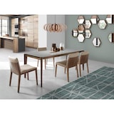 thumbnail of Angel Cerdá  Sechseckiger Spiegel aus Nussbaum 3039C