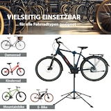 thumbnail of Fahrradmontageständer höhenverstellbar 30 kg Stahl magnetische schwarz