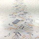 thumbnail of JUNOPAX Papiertischdecke Musik 50m x 1,15m, nass- und wischfest