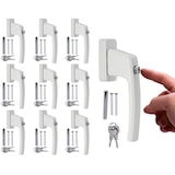 thumbnail of Abschließbare Fenstergriffe ergonomisch Aluminium 10 Stück