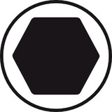 thumbnail of Sechskant-Schraubendreher mit T-Griff, 10 mm × 185 mm