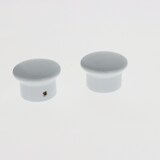 thumbnail of Lot 2 Embouts Chapeau pour tringles à rideaux de Diam. 20mm en Blanc Mat - Boulet