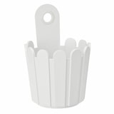 thumbnail of Poétic LANDHAUS MINI Fässchen, Pflanzkübel, Übertopf, Blumentopf, Küche, Garten, Kunststoff, Weiß, Ø 6.5 cm, 518105