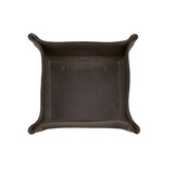 thumbnail of Sonnenleder Ablageschale Leder 20x20cm Taschenleerer Schale Lederschale Stiftschale mocca braun Vide Poche
