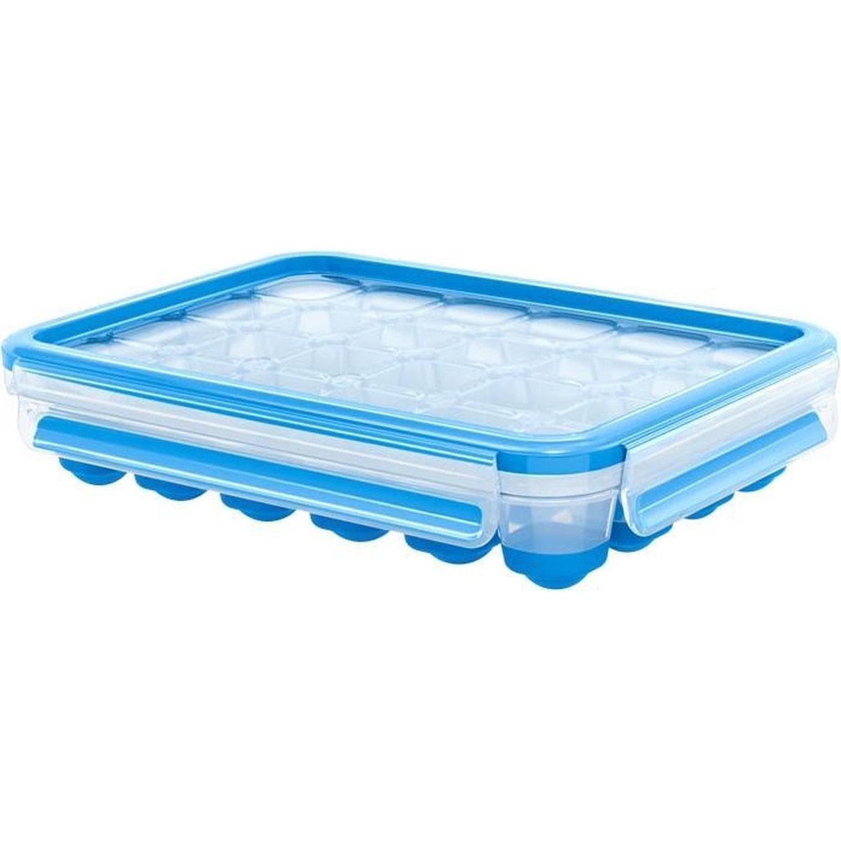 EMSA boite à glaçons clip & close - Emsa Transparent Rectangle Plastique 22.6x16.5 cm