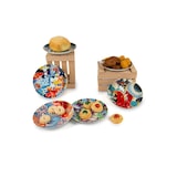thumbnail of Excelsa set 6 piatti aperitivo Kimono porcellana 15 cm multicolore