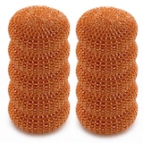 thumbnail of 10er Set Kupfer Topfreiniger Verkupfert - Robuste Scheuerschwamm Kupferspirale Topfkratzer - 80mm Ø - Für Töpfe Pfannen Backbleche - Effektive