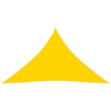 thumbnail of Vela parasole triangolare in tessuto oxford 5x5x6 mt giallo Modello Ombre Mu Prime