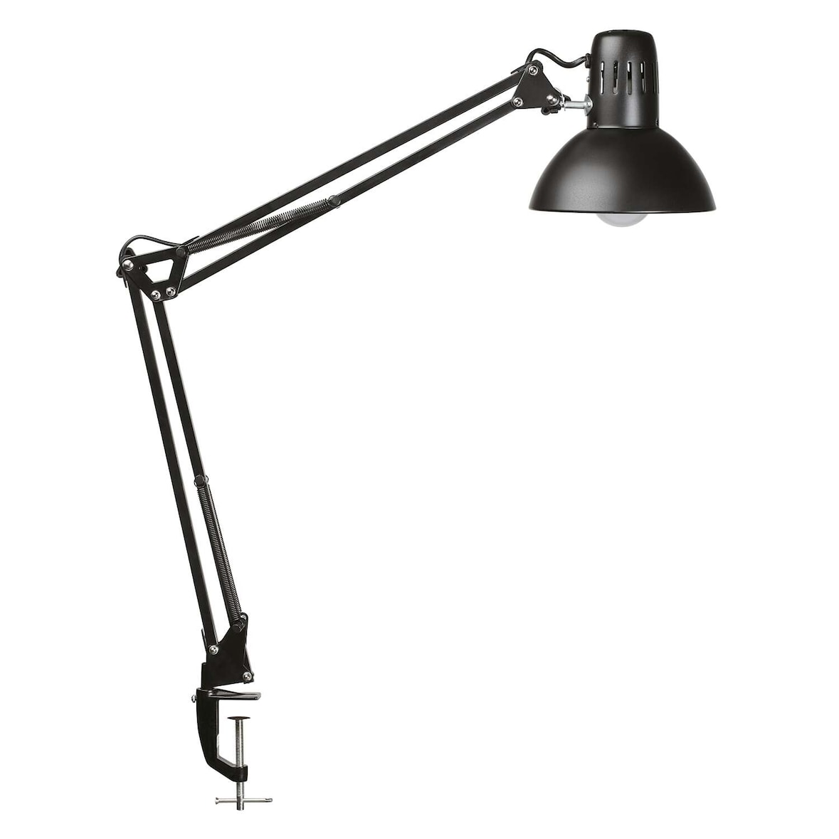 LED-Tischleuchte MAULstudy Klemme inkl. Leuchtmittel E27 schwarz