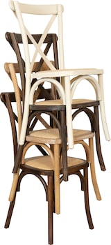 thumbnail of Biscottini Holzstuhl 88x42x44 cm - Stapelstuhl - Rattan-Küchenstühle - Esszimmerstuhl - Gartenstühle - Vintage Thonet Stuhl
