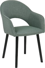 thumbnail of METRO PROFESSIONAL Restaurantstoel Rivenzo, set van 2, staal/hout, groen/zwart