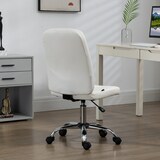 thumbnail of Vinsetto silla de oficina sin brazos silla de escritorio giratorio de piel sintética con altura ajustable estilo moderno carga 120 kg 45x59x90-100 cm