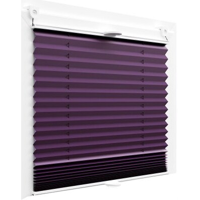 Plissee Faltrollo inkl. Klemmträger beere 45x200 cm Jalousie