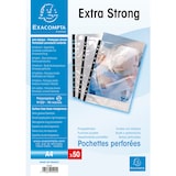thumbnail of Exacompta Packung mit 50 Prospekthüllen glatt und gelocht aus PP 90µ, DIN A4