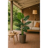 thumbnail of NATURN LIVING Monstera Deliciosa de Plástico - ø 16,5 x 70 cm - Planta Agujero - Plantas Falsas - Planta de Queso Suizo - Verde