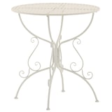 thumbnail of Table de jardin ronde Amanda Blanc