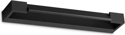 balance ap d45, schwarze innenwandleuchte, ideal lux