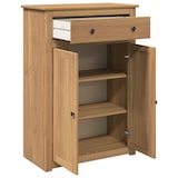 thumbnail of Helloshop26 - Zapatero mueble para entrada/pasillo/salón Panamá 80 x 40 x 114 cm madera maciza de pino marrón 02_0022038