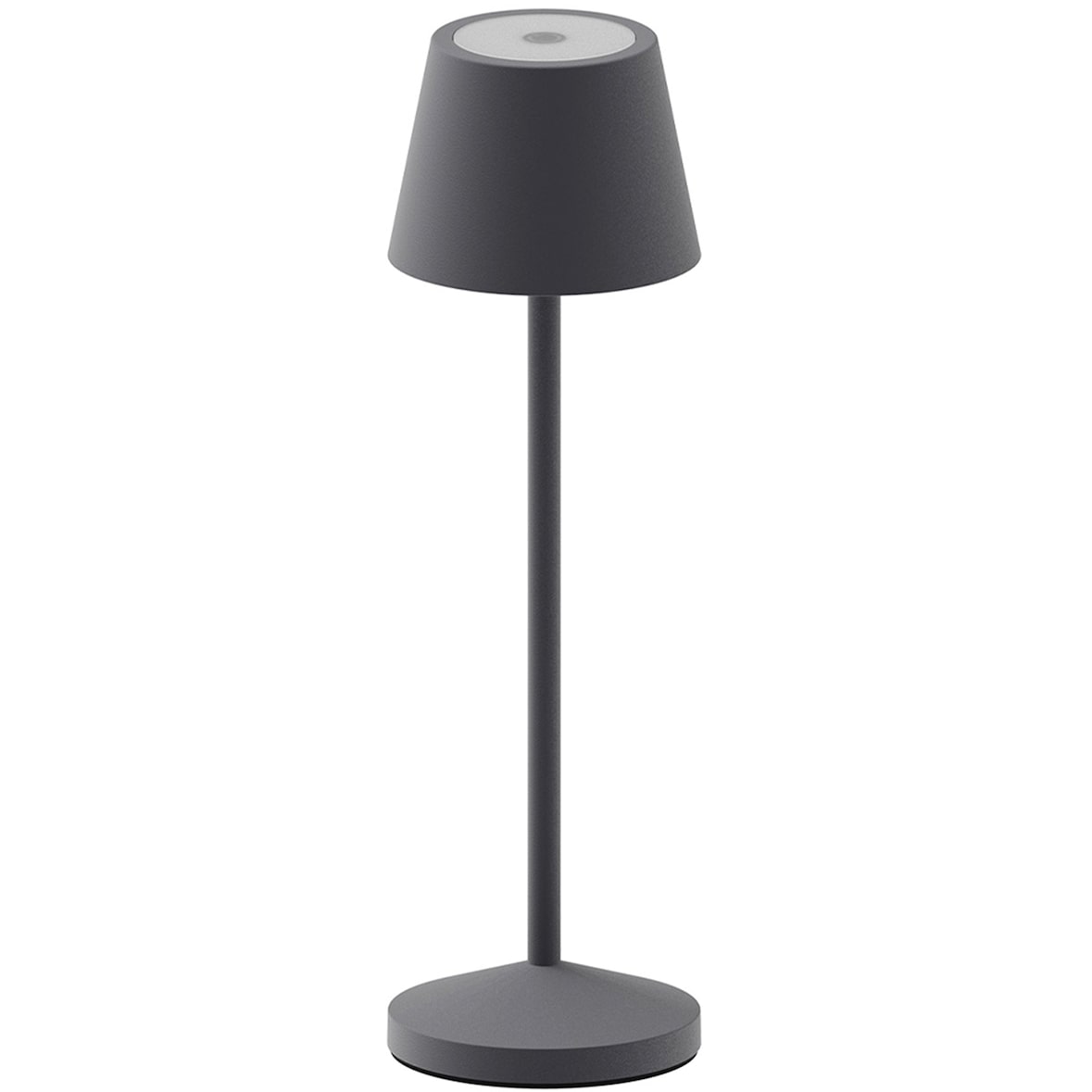 Lumisky EMILY H25CM Draadloze Tafellamp Staal Grijs anthracite