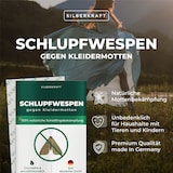 thumbnail of Schlupfwespen gegen Kleidermotten: 6 Lieferungen je 10 Karten (60 Karten gesamt)
