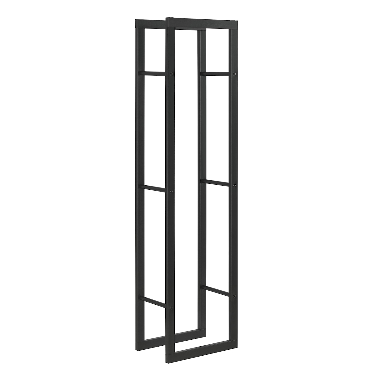 Helloshop26 - Holzregal für den Innen- und Außenbereich Designer-Holzständer aus Stahl Stütze für die Lagerung von Brennholz 40 x 03_0006299