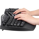 thumbnail of Perixx PERIBOARD-612B DE PERIBOARD-612B DE, ergonomische Tastatur, Dualmodus, Funk/Bluetooth, Windows/Mac, schwarz