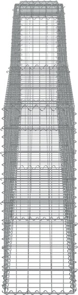thumbnail of vidaXL Gabionen mit Hochbogen 4 Stk. 400x30x80/100cm Verzinktes Eisen