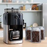 thumbnail of Relaxdays Vorratsgläser mit Deckel, 8er Set, Glas, 750 ml, eckige Vorratsdosen, luftdichte Glasbehälter, transparent